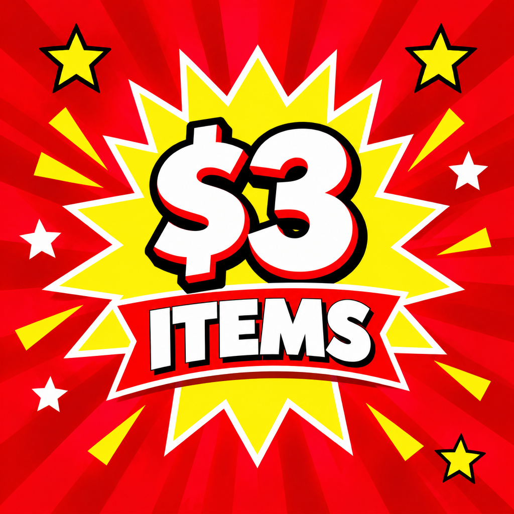 Shop $3 items