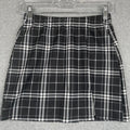 SHEIN Split Hem Plaid Skirt Size Small