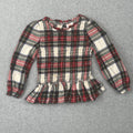 Wonder Nation Plaid Tunic Top Size 3T