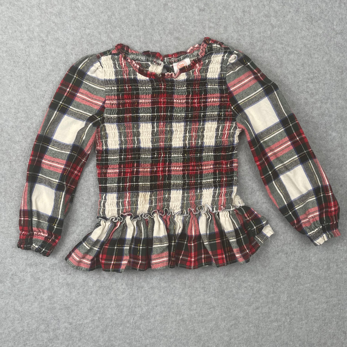 Wonder Nation Plaid Tunic Top Size 3T