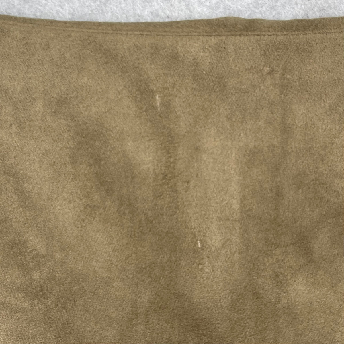 Forever21 Olive Green Suede Skirt With Slit Size Medium