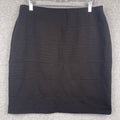 Alfani Black BodyCon Skirt Size Large