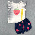 Carter's Strawberry Print 2pc Set Size 6 months