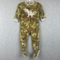 Carter's Fleece Dino Footed Pj Size 18 Months