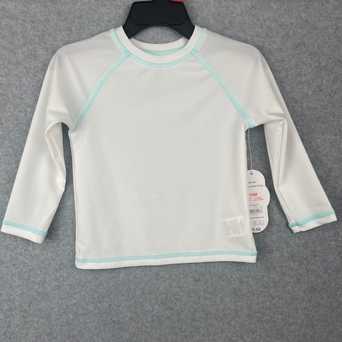 Wonder Nation Long Sleeve Swim Rash Guard Size 18 months