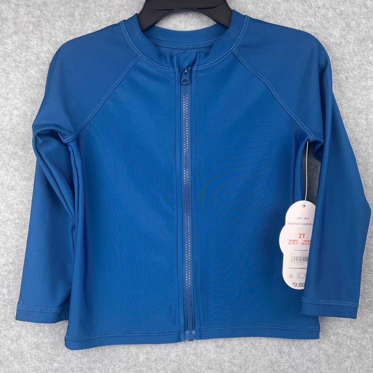 Wonder Nation Long Sleeve Swim Rash Guard Size 2T