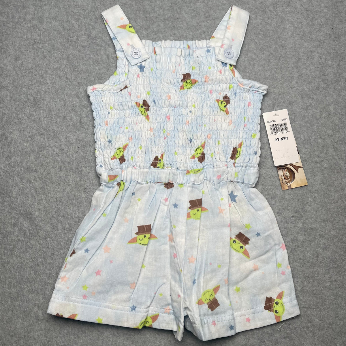 The Mandalorian Smocked Romper Size 3T