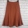 Fsle Midi Flared Skirt Size Small