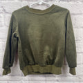 Velour Green Top size 70 (2T)